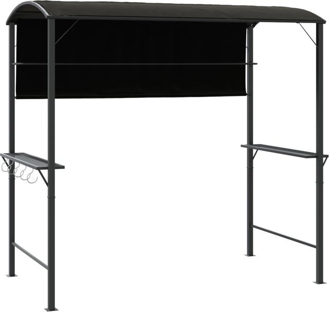 VD Home Furnishing Pavillon mit Dach in Anthrazit, B/T/H: 220 x 110 x 200 cm - Bild 1