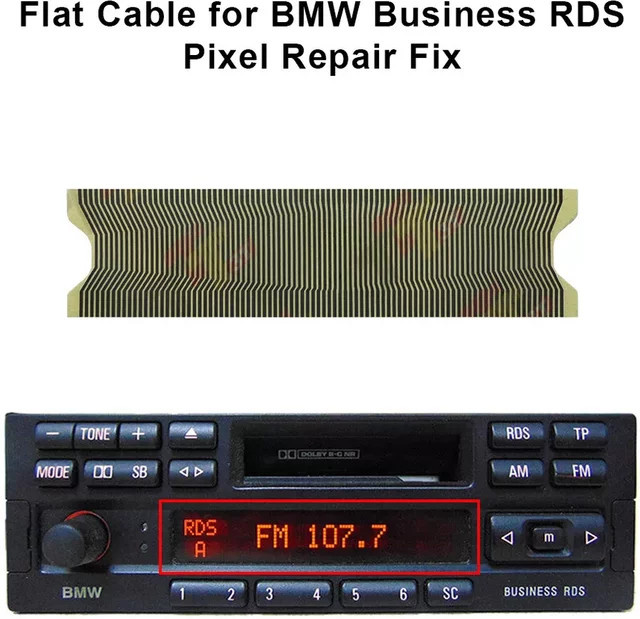 VIVI.OBD-CLUB Armaturenbrett-Flachkabel für BMW Business CD RDS Radio CD23 und Business RDS Pixel Repair Fix in Multicolour - Bild 1