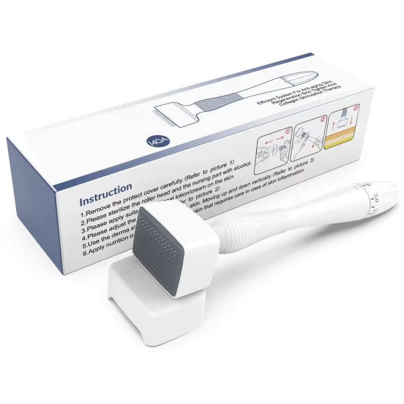 Buiti Dermastamp Hautpflegegerät, 140 Mikronadeln 0,2mm, Unisex - Bild 2