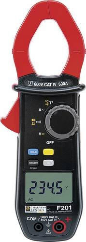 Chauvin Arnoux F201 Digitale Stromzange CAT III 1000 V, CAT IV 600V in Rot mit 6000 Counts - Bild 1