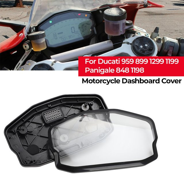 AUTOVIC Tachometer Gehäuse für Ducati Panigale 848 1198 1199 1299 899 959 in Schwarz - Bild 1
