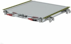 Munk Gleispodest aus Aluminium in Grau - Bild 1