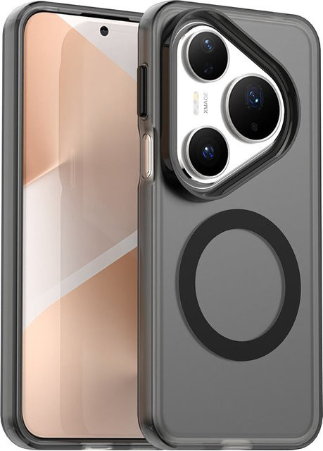 Techsuit CandyCase MagSafe-Hülle für Huawei Pura 80 Pro in Schwarz und Transparent - Bild 1