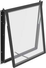 Vitavia Seitenfenster aus Aluminium und ESG Hartglas in Schwarz, B: 55,4 cm, H: 87,6 cm - Bild 3