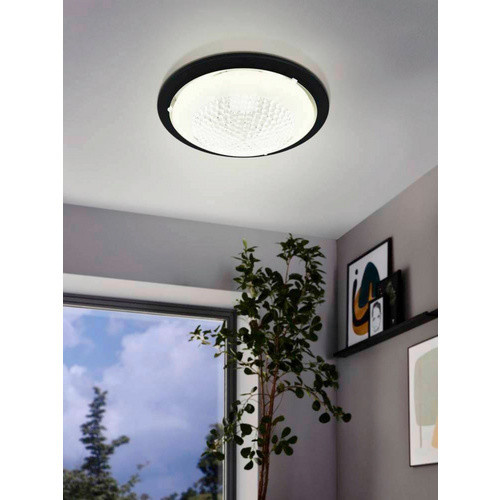 Eglo Wand- und Deckenleuchte ACOLLA 1 aus Stahl in Schwarz mit LED und 3000K - Bild 3