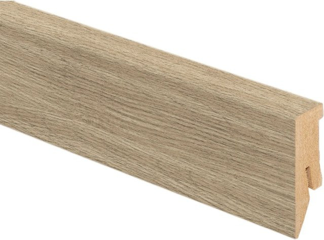 Poseidon Sockelleiste Barbados Oak in Braun aus MDF, Höhe: 5 cm, Tiefe: 1,8 cm, Länge: 260 cm - Bild 1