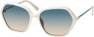 Guess GU 00134 Sonnenbrille, Vollrand, quadratisch, weiß, grün, Damen - Bild 1