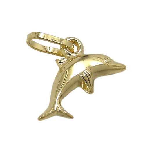 SIGO Anhänger Delfin, 375 Gold, Unisex - Bild 1