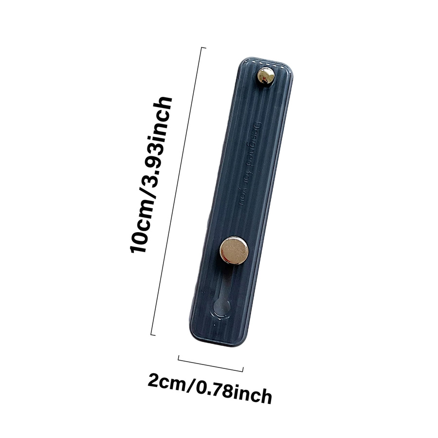 Universal Handy Finger Ständer für iPhone und Samsung, verstellbarer tragbarer Desktop Handy Halter mit Aufkleber, Blau - Bild 3