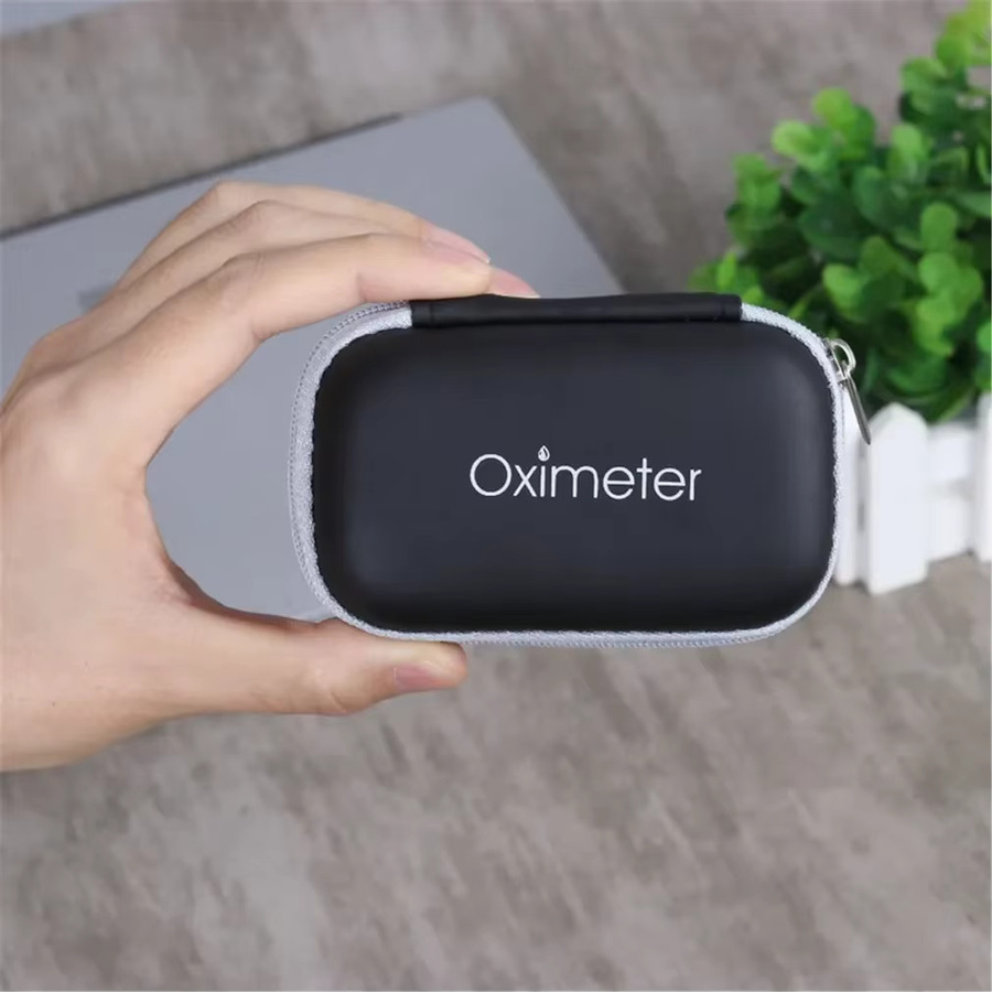 JUSTLANG Aufbewahrungsbox für Oximeter, Schutztasche und Reiseetui, Schwarz - Bild 3
