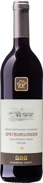 Steingrüble JB, Spätburgunder Barrique, trocken, Rotwein, 2022, 0,75 l - Bild 1