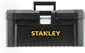Stanley Werkzeugbox Essential aus Kunststoff mit Metallschließen, Schwarz, Breite: 40,64 cm, Höhe: 19,5 cm - Bild 5