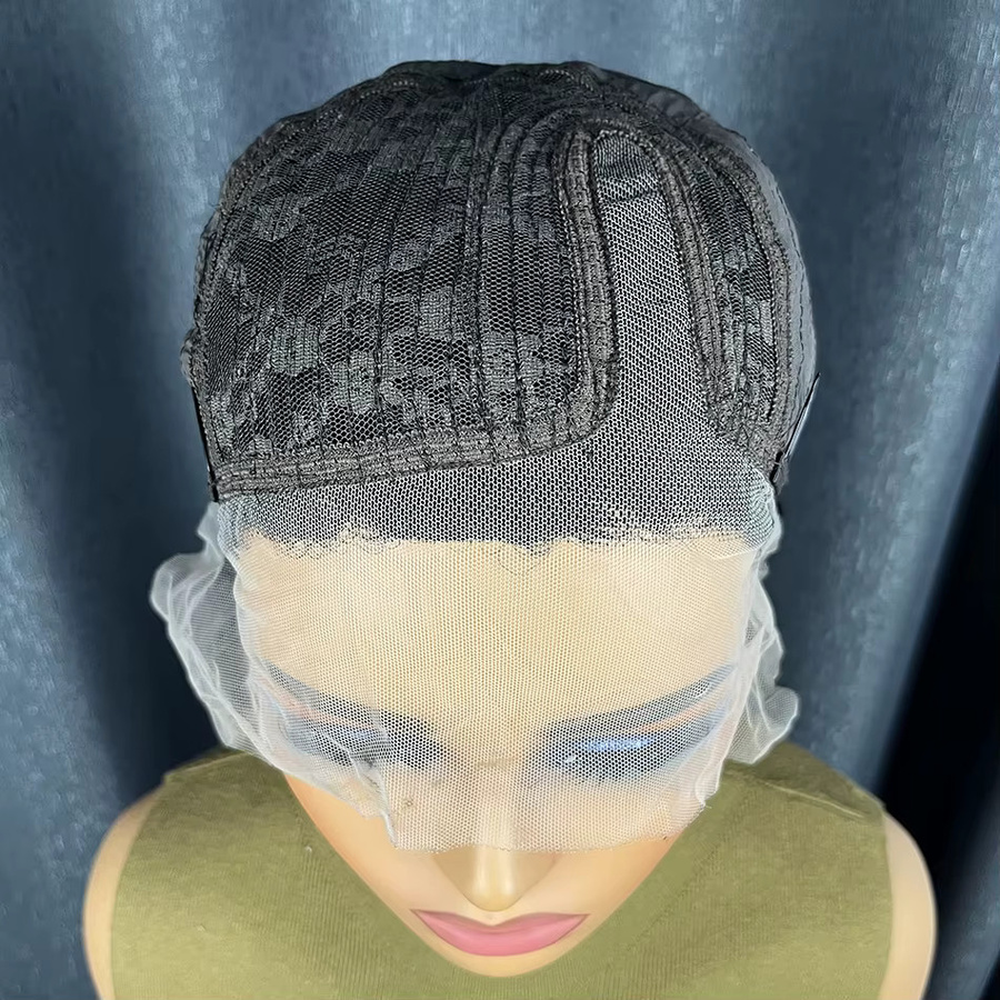 OYM HAIR Lace-Front-Perücke, kurze Pixie-Schnitt-Perücke, Echthaar, Damen - Bild 6