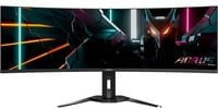 AORUS CO49DQ Gaming-Monitor mit 49 Zoll QD-OLED Display in Schwarz, QHD 1440p, 144 Hz, HDMI, DisplayPort und USB-C - Bild 1