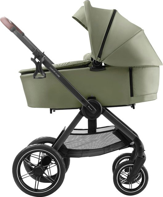Hauck Kombikinderwagen Comfort N Care in Grün mit Sportsitz, Babywanne und Zubehör - Bild 1