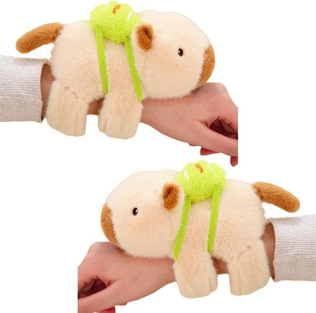 Wasser Delfin Puppe Armband Schnappring, Plüschtier, ab 3 Jahre - Bild 1