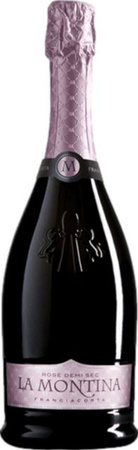 La Montina Franciacorta Rosé Demi-Sec, Chardonnay, Italien, 0,75 l
