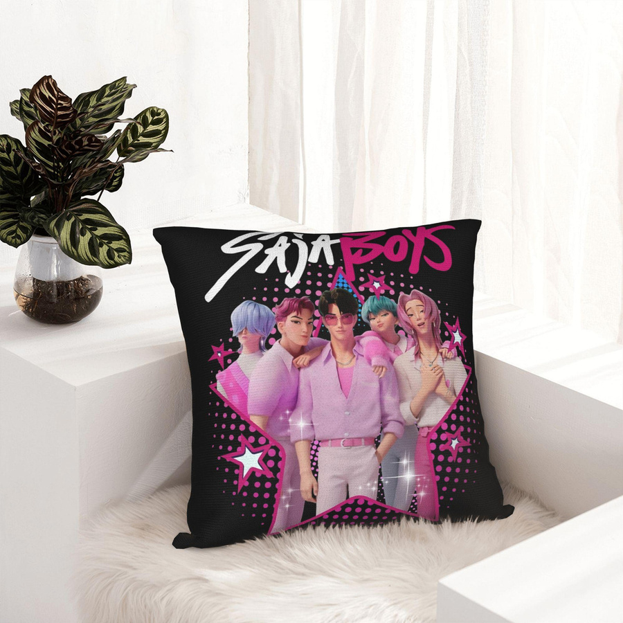 Dekorativer Kissenbezug Saja Boys Kpop Hunters Demons Jinu Abby Mystery von SH Boutique in Weiß, B/B/H: 30 x 30 x 0 cm - Bild 6