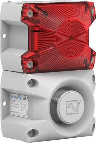 Pfannenberg Optisch-akustischer Signalgeber PA X 1-05 230 AC RD 7035 Rot 230 V/AC 100 dB - Bild 1
