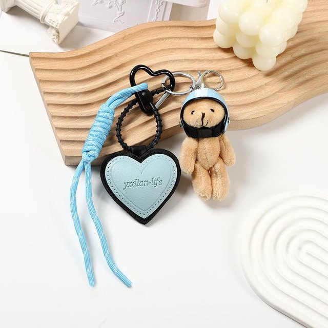 Taschenanhänger Bärenpuppe, blau, Unisex - Bild 1