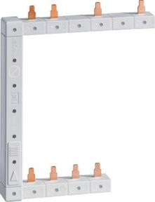 Hager Phasenschiene senkrecht 63A re L1N-L2N-L3N KCF963R - Bild 1