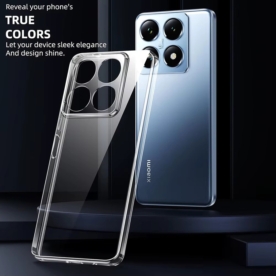 Transparente TPU-Schutzhülle für Xiaomi Mi 17 15 15T 14 14T 13 13T 12 12T 11 11T 10 Lite 10T Pro, Ultradünne Silikonhülle in Transparent - Bild 3