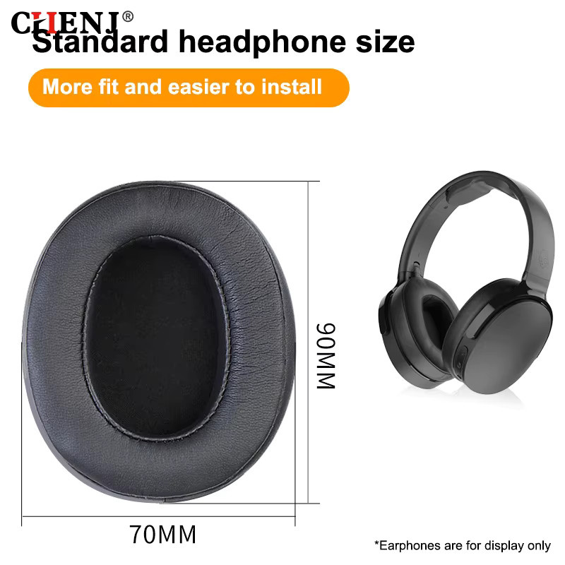 Skullcandy Ersatz-Ohrpolster in Beige für Crusher Wireless, Crusher Evo, Crusher ANC und Hesh 3 Kopfhörer, 1 Paar - Bild 6