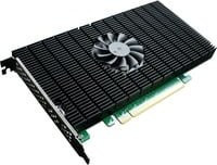HighPoint SSD7105 PCIe Schnittstellenkarte für SSD RAID Controller in Schwarz - Bild 1