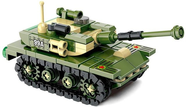 Yiran toy Zweiter Weltkrieg WW2 Armee Militär Königstiger Panzer Bausteine - Bild 1