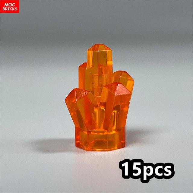 MOC Steine Edelstein Kristall 1x1, 5 Zacken, ab 6 Jahren - Bild 1