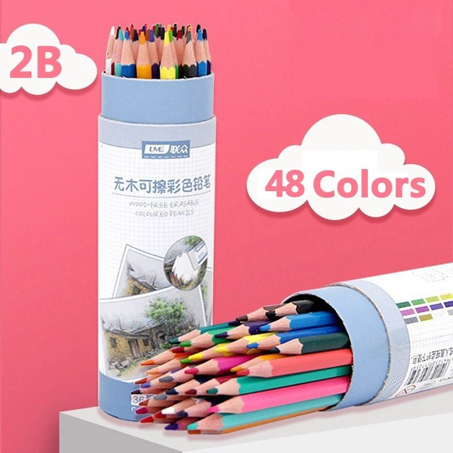 Professionelle 2B Buntstifte in Mehrfarben für Kunst, Graffiti und Schule - Bild 1