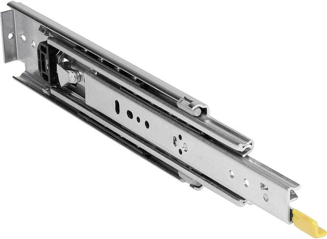 Accuride Schwerlastauszug Dz9308-E4 Vollauszzug Links, verzinkt, Farbe: Silber, Länge: 812,8 mm, Belastbarkeit bis 256 kg - Bild 1