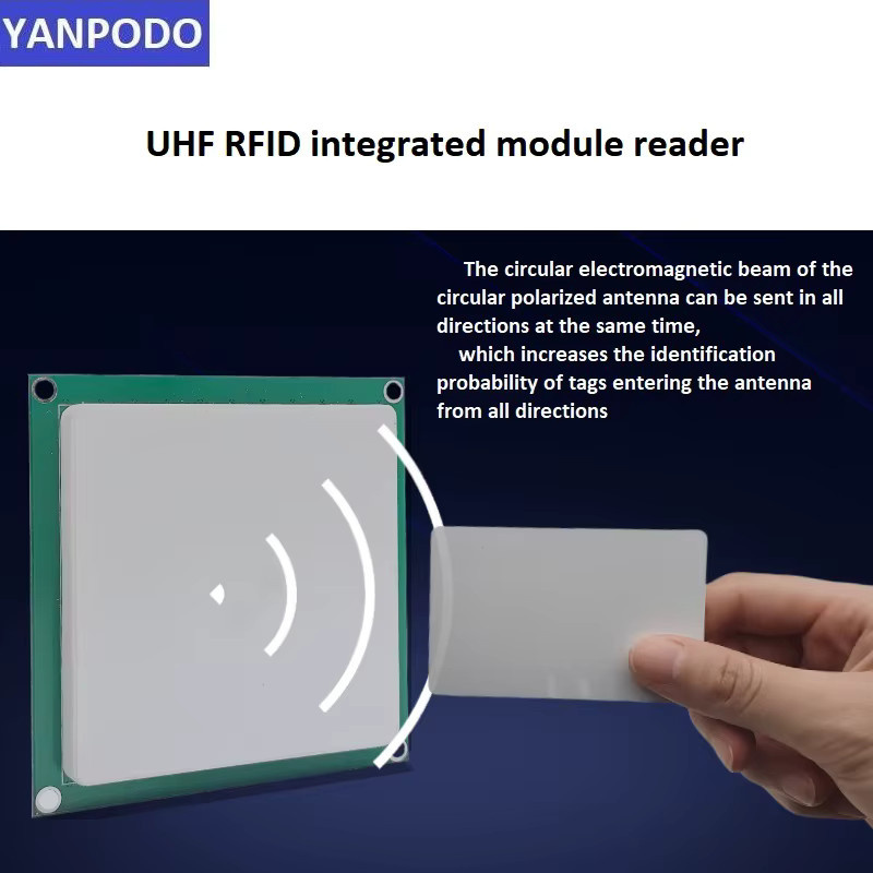 UltraRFID YRM100 UHF-RFID-Schreibmodul mit 5,0 dBi Antenne und USB-C Anschluss für Zugangskontrollsysteme - Bild 2