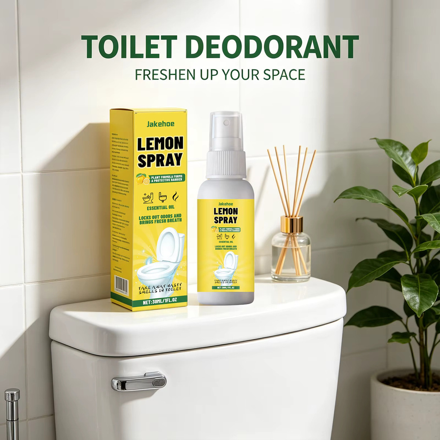 JAKEHOE Toiletten-Deodorant-Spray Gelb zur Geruchsreduzierung und Lufterfrischung - Bild 2