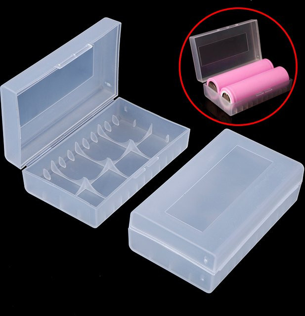 2 Stück wasserdichte Batteriekasten-Gehäuse für 20700 und 21700 Akkus in Transparent - Bild 1