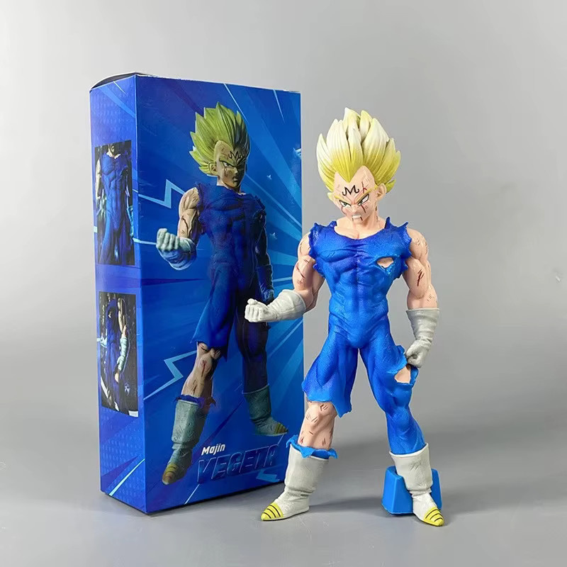 Bandai Dragon Ball Super Majin Vegeta Figur, mit 4 Köpfen, LED-Beleuchtung - Bild 3