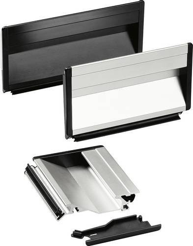 Rohde Schalengriff SG-73.167.A4 Schwarz Matt, 2 Stück, L: 16,7 cm, B: 1,95 cm, H: 0,9 cm - Bild 1