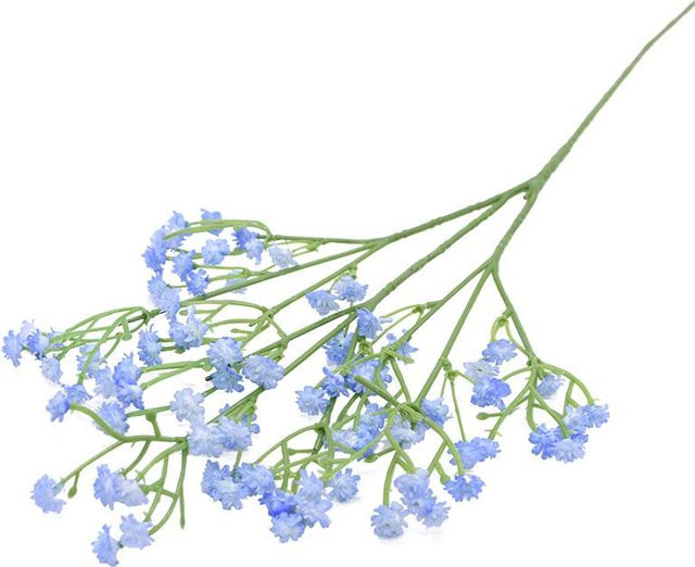 Houspace Kunstblumen Schleierkraut Gypsophila in Blau, 90 Köpfe, Höhe: 52 cm - Bild 1