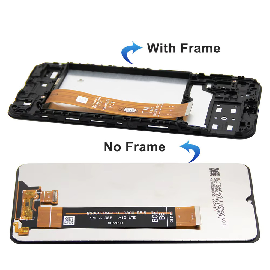 Samsung M13 LCD Display mit 6.6 Zoll Touchscreen Digitizer Montage in Schwarz für SM-M135F - Bild 2