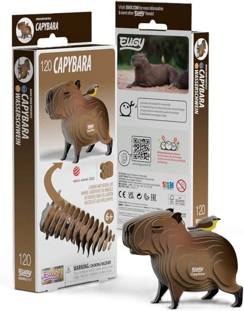 Eugy Eko 3D-Puzzle Capybara, ab 3 Jahren - Bild 1