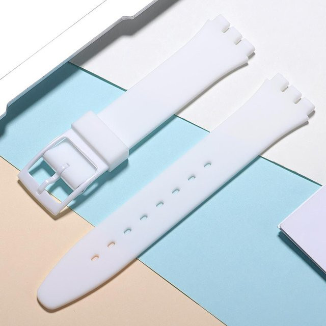 HQstrap Uhrenarmband Silikon, Weiß, Unisex - Bild 1