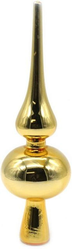 Buri Weihnachtsbaumschmuck Set aus Glas mit Sternen und Kugeln in Gold und Grau - Bild 1