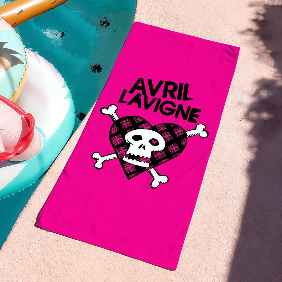 Avril Lavigne Let Go Musikhandtuch schnelltrocknend für Sport, Fitnessstudio und Strand, Breite: 40 cm, Höhe: 60 cm - Bild 4