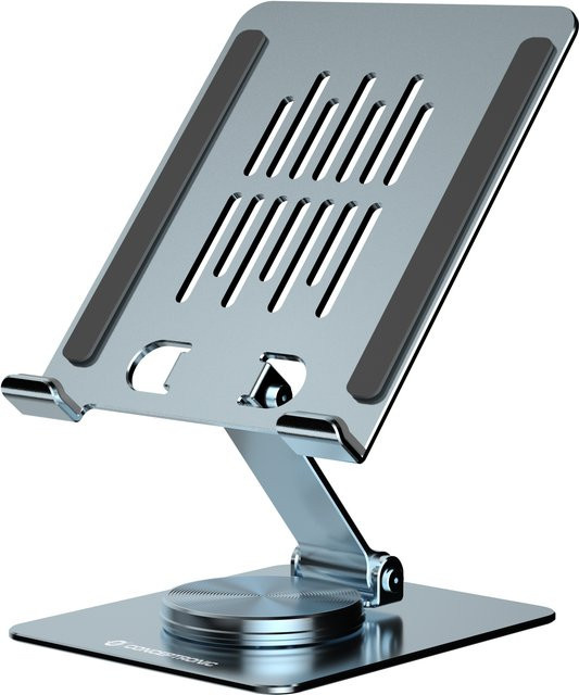 Conceptronic THANA09G Tabletständer in Grau, 360 Grad drehbar und höhenverstellbar aus Aluminium - Bild 1
