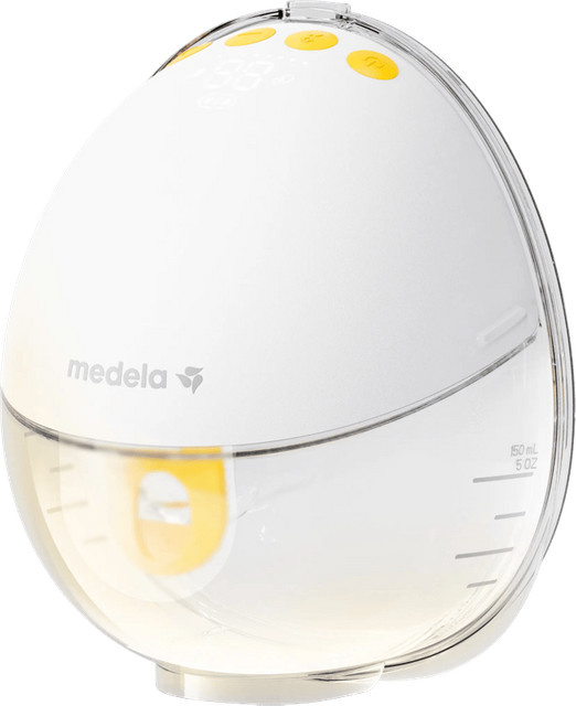 Medela Elektronische Milchpumpe Motion InBra tragbar in Weiß und Gelb - Bild 3