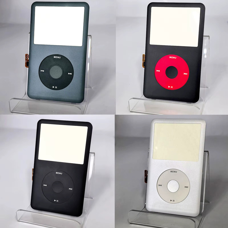 Apple iPod Classic 6. und 7. Generation Ersatzteil-Set mit Metall Frontcover, Clickwheel und Center Button in Silber und Multicolour inklusive Werkzeugsatz - Bild 1