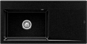 Villeroy & Boch Spüle Subway Style 60 Spülbecken links in Chromite Schwarz CeramicPlus - Bild 1