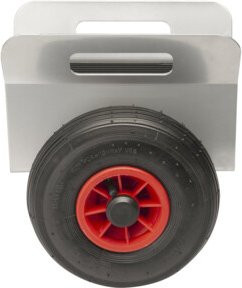 BS Rollen Plattenklemmwagen mit 3L Gummirollen Ø 260mm, Tragkraft 250kg, Multicolor - Bild 1