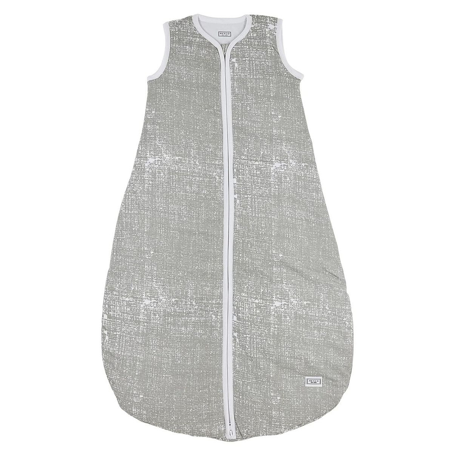 Meyco Schlafsack Fine Lines Wattiert für Babys in Grau, Größe 110 - Bild 1
