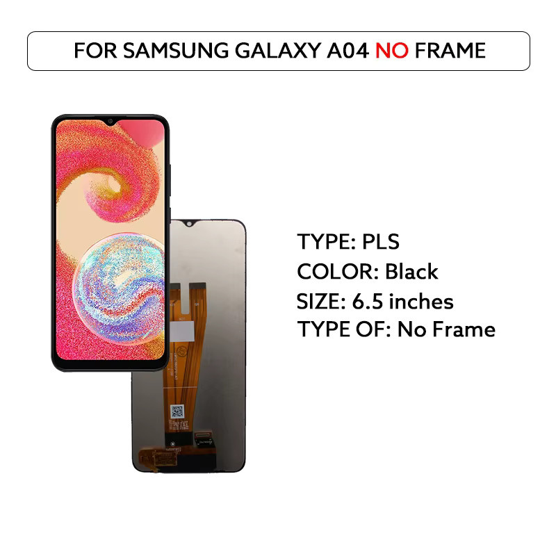 Samsung Galaxy A04 SM-A045F Ersatz Display Baugruppe mit LCD Touch Digitizer in Schwarz für 6,5 Zoll Bildschirme - Bild 6